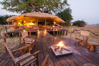 Mukambi Busanga Plains Camp: Feuerdeck
