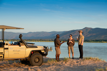 Nyamatusi Camp Nyamatusi Camp: Kaffee vor Fluss