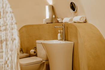 Reverie Kalahari Pod: Gästebad