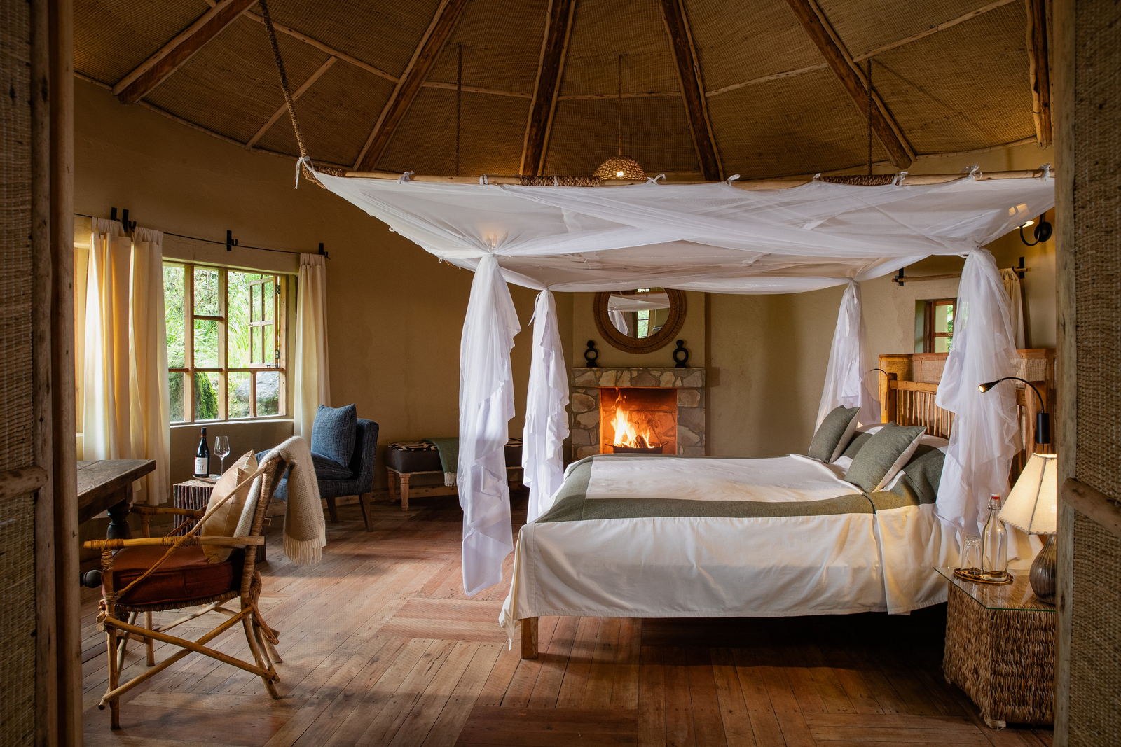 Volcanoes Mount Gahinga Lodge Volcanoes Mount Gahinga Lodge: Standard Room Bett