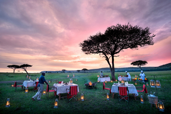 andBeyond Bateleur Camp: Outdoor Dinner