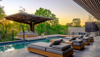 Cheetah Plains Karula House: Pool mit Blick in den Busch
