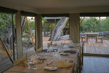 Karangoma Camp: Speisezelt