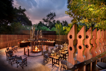 Xigera Safari Lodge Xigera Safari Lodge: Boma