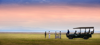 andBeyond Lake Manyara Tree Lodge: Blick auf den See