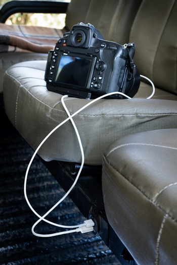 andBeyond Nxabega under Canvas: Lademöglichkeit in Geländefahrzeug