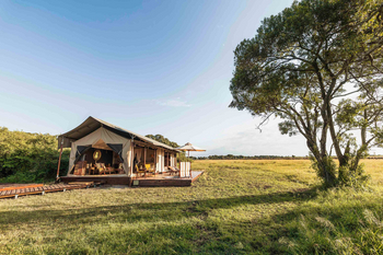 Elewana Little Elephant Pepper Camp: Gästezelt auf Holzplattform