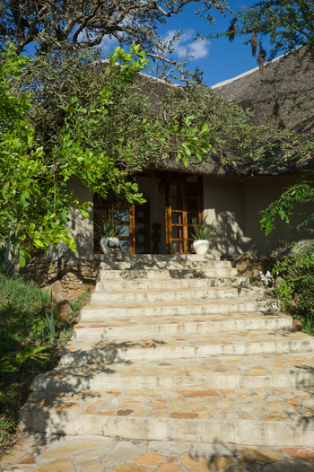 Grumeti Hills Camp: Treppe zu einem Gästechalet