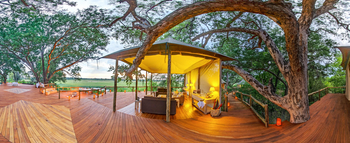 Nambwa Tented Lodge: Extrem-Weitwinkel