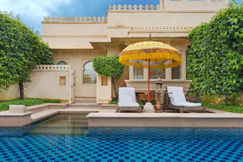The Oberoi Udaivilas: Halbprivater Zugang zum Pool