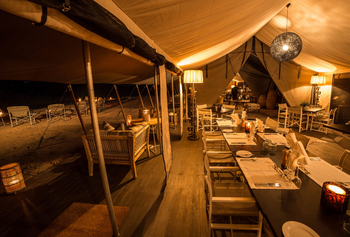 Gomoti Plains Camp: Zentrale Einrichtungen