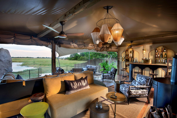 Khwai Leadwood Camp Khwai Leadwood Camp: Lounge