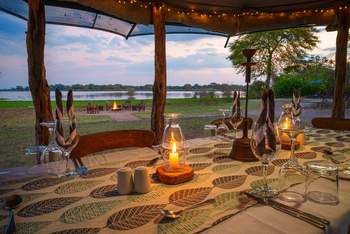Kuthengo Camp: Candle Light Dinner