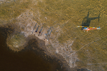 Shinde Lodge Shinde Lodge: Gelandeter Helikopter