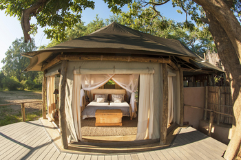 Three Rivers Camp Three Rivers Camp: Blick in ein Zelt