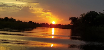 Camp Kwando: Landschaft und Tiere