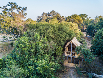 Chikoko Tree Camp: Luftbild