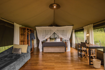 Dunia Camp: Zeltinterieur