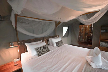 Mogogelo Camp Mogogelo Camp: Gästezelt - Innenansicht