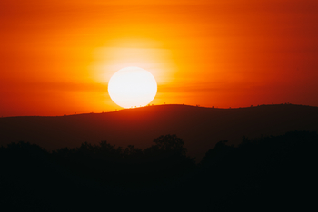 Nimali Mara Camp: Sonnenuntergang