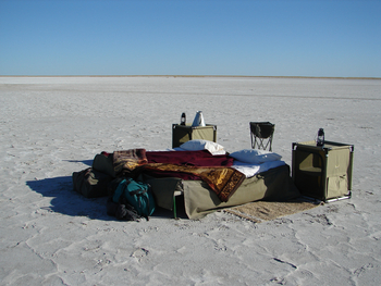 Moela Safari Lodge Moela Safari Lodge: Sleep-out in den Salzpfannen