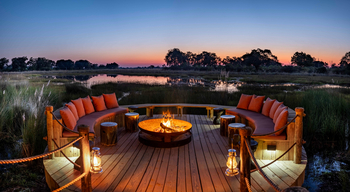 North Island Okavango Camp North Island Okavango Camp: Feuerdeck