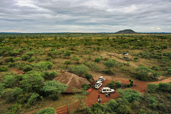 Ikoma Tented Camp: Camp aus der Luft