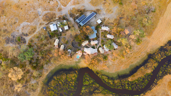 Khwai Leadwood Camp Khwai Leadwood Camp: Luftaufnahme