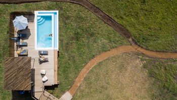 Lemala Nanyukie Lodge: Pool Luftbild