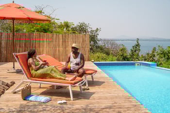 Pumulani Lodge: Am Pool