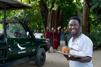 andBeyond Lake Manyara Tree Lodge: Refreshment Towels