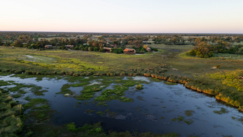 Atzaro Okavango Camp: Luftbild