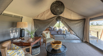 Gomoti Private Camp Gomoti Private Camp: Private Lounge