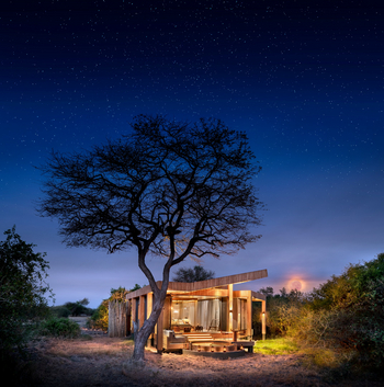 andBeyond Grumeti Serengeti River Lodge: Suite Außenansicht