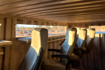 Elephant Pan Camp: Sitze im Hide