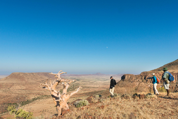 Etendeka Mountain Camp Etendeka Mountain Camp: Auf dem Plateau