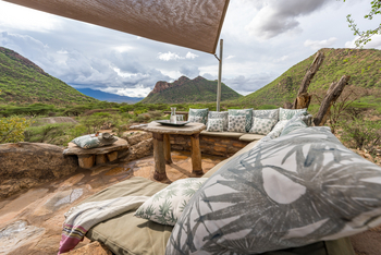 Koros Camp: Outdoor Lounge