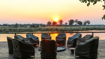 Lianshulu Lodge Lianshulu Lodge: Flussdeck