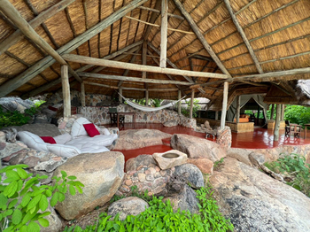 Mwagusi Safari Camp: Private Outdoor Lounge