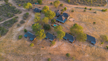The Dune Camp: Luftbild