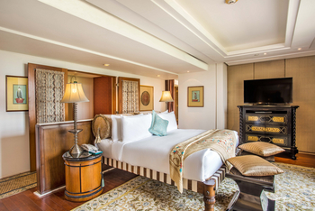 The Oberoi Amarvilas: Kohinoor Suite Doppelbett