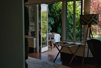 Gibb's Farm: Zimmer mit Veranda