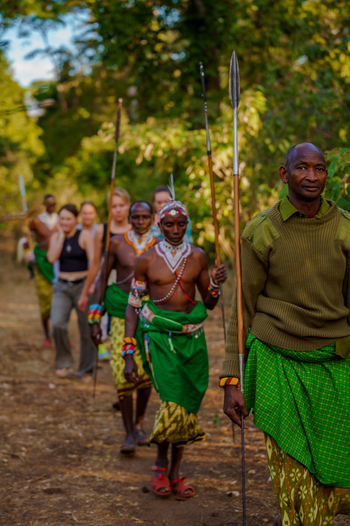 Kitich Forest Camp: Gäste mit Guide
