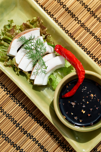 Mkomazi Wilderness Retreat: Exotische Kokosnuss-Chili-Kreation am Mittag