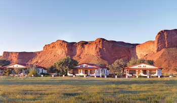 Namib Desert Lodge: Drei Zimmerblöcke