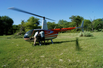 Setari Camp: Helikopter