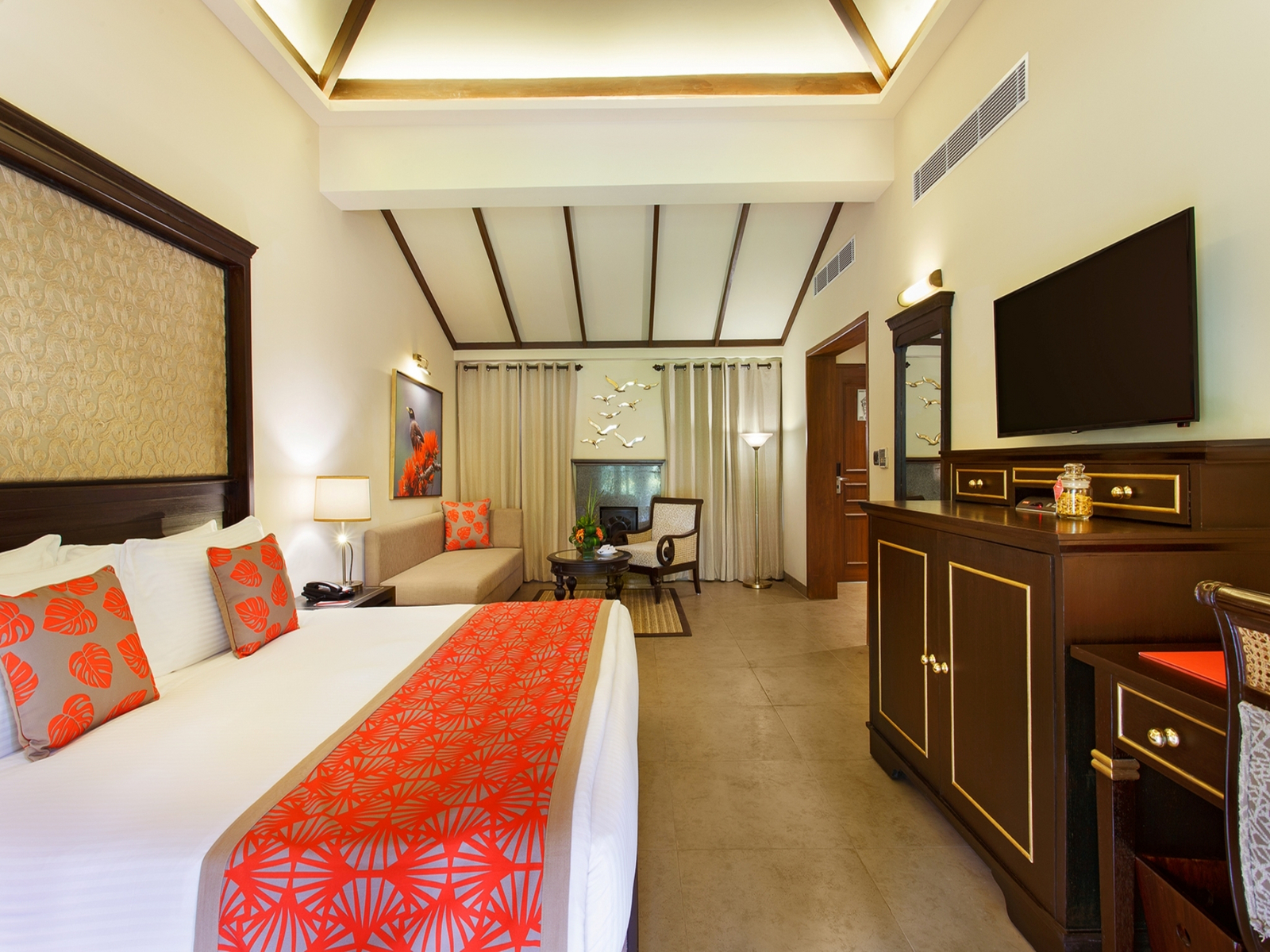 Taj Corbett Resort & Spa Taj Corbett Resort & Spa: Resort Cottage Doppelbett