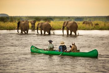 Amanzi Camp: Kanusafari