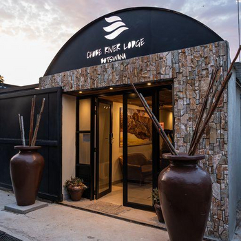 Chobe River Lodge: Haupteingang