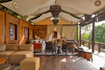 Elewana Serengeti Migration Camp: Loungebereich